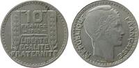 Frankreich 10 Francs KN Provisorische Regierung, kurze Blätter, Gad.810 -