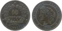 Frankreich 10 Centimes Br Ceres, A (Paris) -