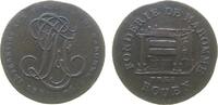 Frankreich Jeton Br Fonderie de Maromme, Revolution, Revolution cointage, Monnaie de confiance, Rouen, Monogramm / Walzwerk, ca. 29,4 MM, kleine -