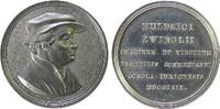Schweiz Medaille Silber Zwingli Ulrich (1484-1531) - auf 300 Jahre Reformation in der Schweiz, Brustbild nach rechts / Mehrzeiler, von P. Bruckma -