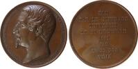 Frankreich Medaille Bronze Louis Napoleon Bonaparte (Napoleon III) - auf das Ergebnis der Volksabstimmung zum Präsidenten, Büste nach links / Mehrze -