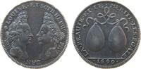 Deutschland Medaille Silber Luise (Tochter Gustav Adolphs 1667-1721) - auf den gemeinsamen Geburtstag mit Ihrer Schwägerin der dänischen Prinzessin S -