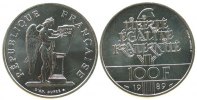 Frankreich 100 Francs Ag Menschenrechte, Schön 265 -