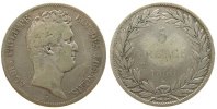 Frankreich 5 Francs Ag Louis Philippe I, Tiolier, W (Lille) -