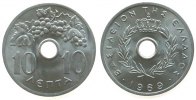 Griechenland 10 Lepta Al Konstantin II, Königreich -