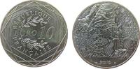 Frankreich 10 Euro Ag Fußball EM -