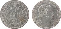 Österreich 10 Kreuzer Ag Franz Joseph I -