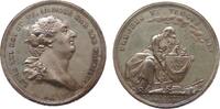 Jetons Medaille 1793 Silber Louis XVI. (1774-1793) - auf seine Hinrichtung, Büste nach rechts / Francia sitzt trauernd neben der Urne, am Boden K...