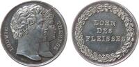 vor 1914 Schulpreismedaille Silber Friedrich (1787-1834) Herzog von Sachsen-Altenburg, Thüringen Sachsen-Hildburghausen Herzogtum, die Büsten Ludwigs I. von -