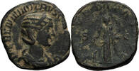 Ancient Roman Sestertius Herennia Etruscilla. Sestertius -