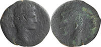 Ancient Roman 40-as Augustus Brockage. 40-as -