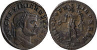 Ancient Roman Follis Constantius I as Caesar. Follis -