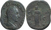 Ancient Roman Sestertius Trajan Decius. Sestertius -