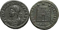 Ancient Roman AE 3, Reduced Follis Constantius II as Caesar. AE 3, Reduced Follis -