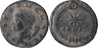 Ancient Roman Half-follis Populus Romanus. Half-follis -