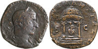 Ancient Roman Sestertius Trebonianus Gallus. Sestertius -