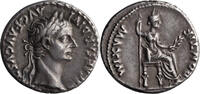 Ancient Roman Denarius Tiberius. Denarius -