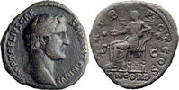 Ancient Roman Dupondius Antoninus Pius as Caesar. Dupondius -