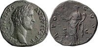 Ancient Roman Sestertius Antoninus Pius. Sestertius -