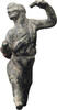 Roman Roman Bronze Dancer or Actor -