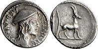 Ancient Roman Denarius Cn. Plancius. Denarius -
