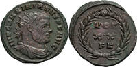 Ancient Roman AE radiate fraction Maximianus. AE radiate fraction -