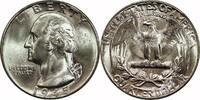 USA 25¢ Washington 25¢, 1945, 25¢, MS66 , PCGS -