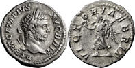 Ancient Roman Denarius Geta as Augustus. Denarius -