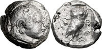 Tetradrachm Early Persian War, 492-490 BC Ancient Greek Attic, Athens. Tetradrachm 