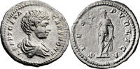 Ancient Roman Denarius Geta as Caesar. Denarius -