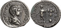 Ancient Roman Denarius Geta as Caesar. Denarius -