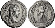 Ancient Roman Denarius Geta as Augustus. Denarius -