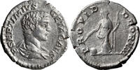 Ancient Roman Denarius Geta as Caesar. Denarius -