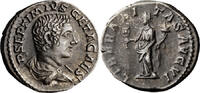 Ancient Roman Denarius Geta as Caesar. Denarius -