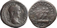 Ancient Roman Sestertius Caracalla with pedigree back to 1736 . Sestertius -
