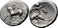 Ancient Greek Stater ca. 281-240 BC Calabria, Tarentum. Stater  676,38 EUR  zzgl. 38,65 EUR Versand