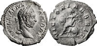 Ancient Roman Denarius Geta as Augustus. Denarius -
