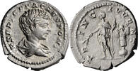 Ancient Roman Denarius Geta as Caesar. Denarius -