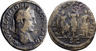 Ancient Roman Sestertius Caracalla. Sestertius -