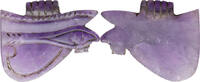 Egyptian Late Period, ca. 715-330 BC Egyptian Amethyst Wedjat Eye Amulet  1803,67 EUR  zzgl. 38,65 EUR Versand