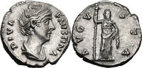Ancient Roman Denarius Faustina I, Diva. Denarius -