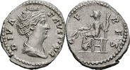 Ancient Roman Denarius Diva Faustina I. Denarius -