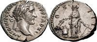 Ancient Roman Denarius Antoninus Pius. Denarius -