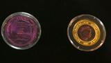 Britische Jungferninseln 5 Dollars Titan + 75 Dollars Gold/Titan 1973 GN1504 - Sir Rowland Hill - Elisabeth II. 1952-2022 - British Virgin Islands Polierte Platte, leicht angelaufen