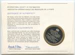 Vereinigten Staaten von Amerika - Botswana Silbermedaille im Numisbrief 1976 GN680c - Nashorn, Zebra, Hirsch - International Society of Postmasters Polierte Platte