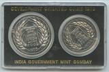 Indien Republik 10 + 20 Rupees Silber 1973 GN1636 - Food for all FAO India Unzirkuiert in Original Box