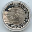 Österreich 2.Republik 100 Schilling Silber-Titan 2001 GN428d - Mobilität - Transportation Austria Unzirkuiert in Original Box mit Zertifikat