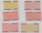 Deutschland Bundesrepublik Banderolen Lot 6 Stück nd. GB257 - Banderolen für diverse Deutsche Mark Banknoten Stärker gebrauchte Erhaltung