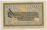 Deutsches Reich Weimar Fünfhunderttausend Mark Banknote Inflation 1923 GB677 - Stadt Düsseldorf - Notgeld Paper Money Germany Leicht gebrauchte Erhaltung