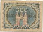 Deutsches Reich Weimar 500 Tausend Mark (500.000) Banknote Inflation 1923 GB762 - Aushilfsschein der Stadt Altona - Notgeld Gutschein Stark gebrauchte Erhaltung